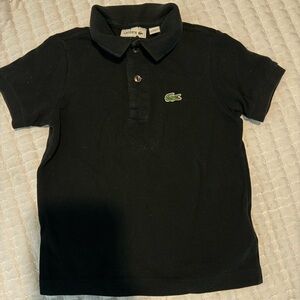 Lacoste Kids Polo Shirt in Black